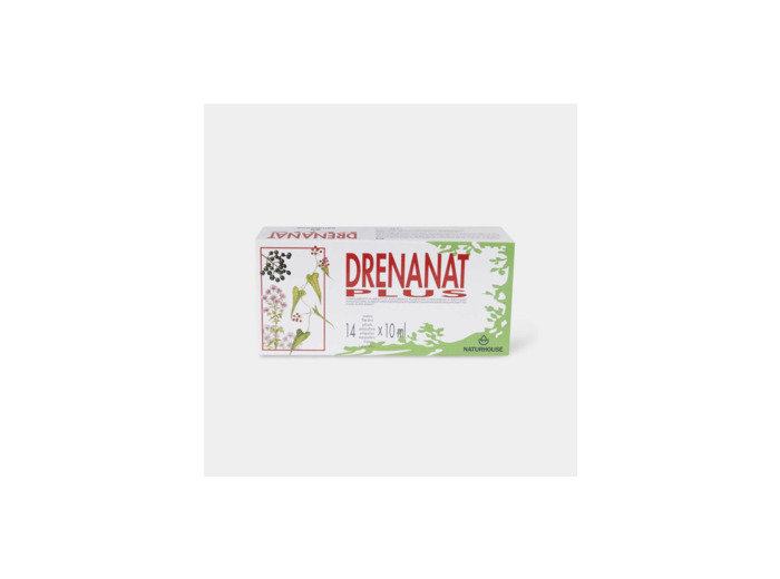 Cure Drenanat Plus De Naturhouse - Boîte De 14 Flacons - Neuf - Complément Alimentaire Drainant