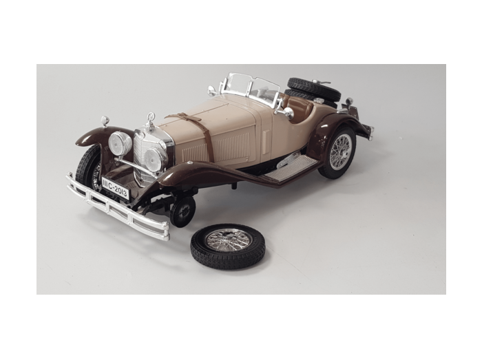 Miniature Mercedes-Benz SSK Cabriolet 1/24 - Burago - Collection Vintage