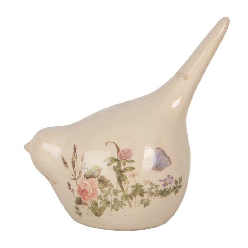 Petite Figurine Oiseau En Verre - Déco Vintage Sans Marque - Bon état