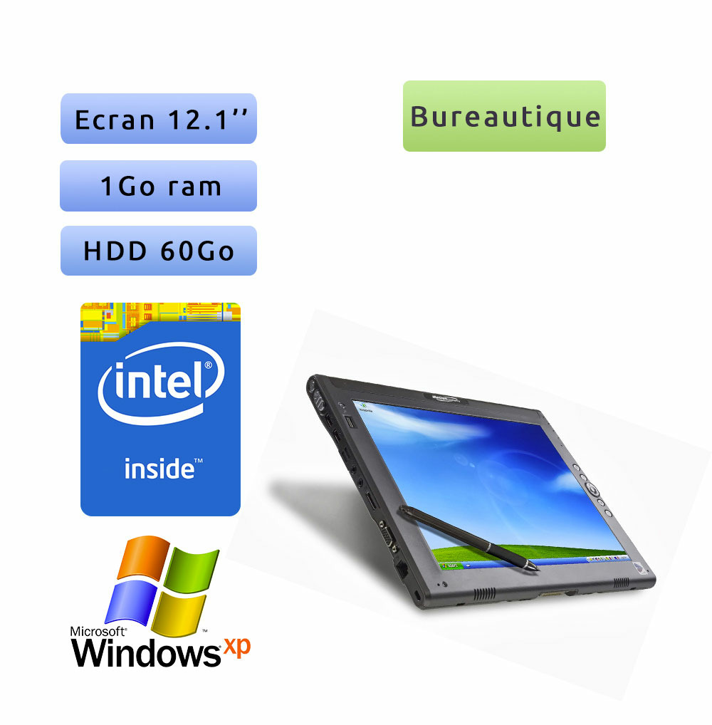 Motion Computing LE1600 - Windows XP Tablet - 1.5Ghz 1Go 60Go - 12.1 ...