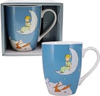 Mini Boîte à Bijoux De Voyage Kiub Le Petit Prince Assis Sur La Lune (10x6,5cm