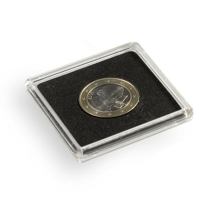 Leuchtturm Lot de 50 capsules pour pièces de monnaie Quadrum High Diamètre intérieur 34 mm