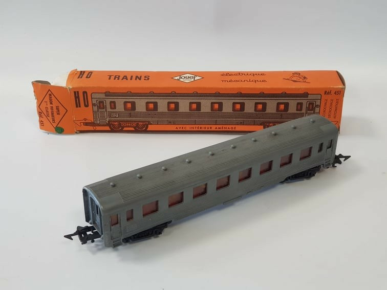Voiture Train Voyageurs Jouef HO - Vintage Modélisme Ferroviaire - Occasion