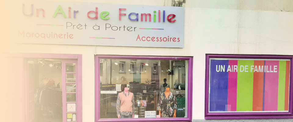photo du magasin du marchand Un air de famille