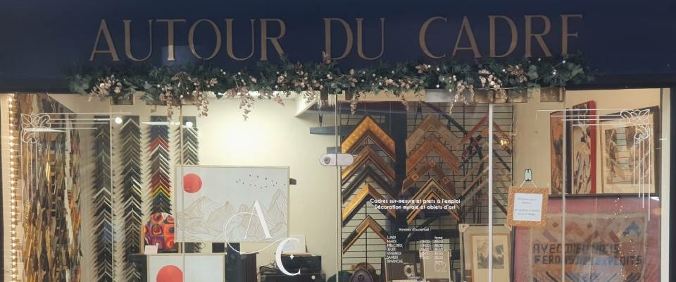 photo du magasin du marchand Autour du cadre