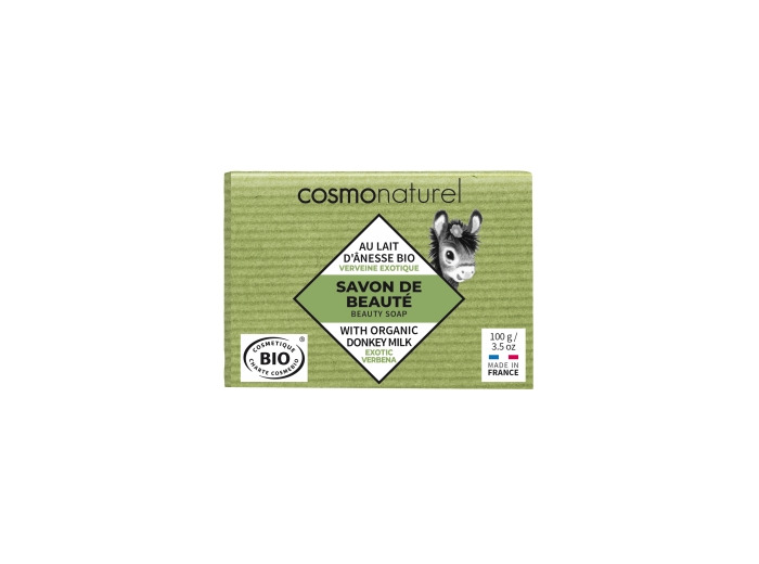 Savon au lait d'ânesse à l'huile essentielle de Verveine 100g