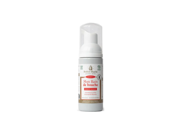 Bain de bouche Aux microbulles de Propolis blanche locale sans alcool 50ml