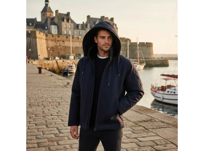 Veste de quart Marine Nationale : blouson inshore déperlant et chaud pour navigation