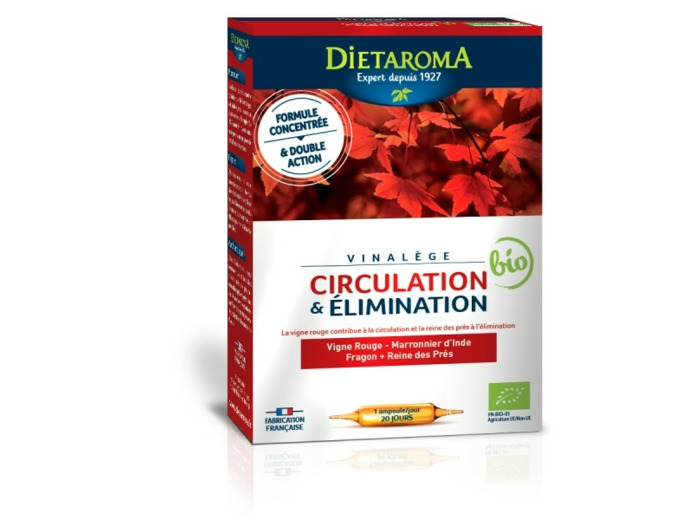Vinalège double action Bio-20 ampoules-Dietaroma