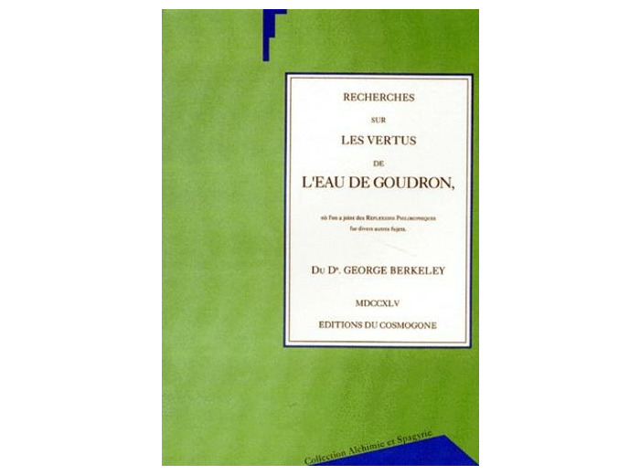 Recherches sur les vertus de l'eau de goudron