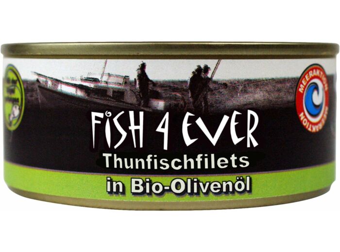 Thon listao huile olive 160g Fish4Ever