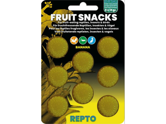 Repto Fruit Snacks, à la banane - 8x15g