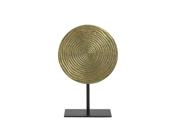 Décoration Rawas métal bronze noir 25x10x39cm