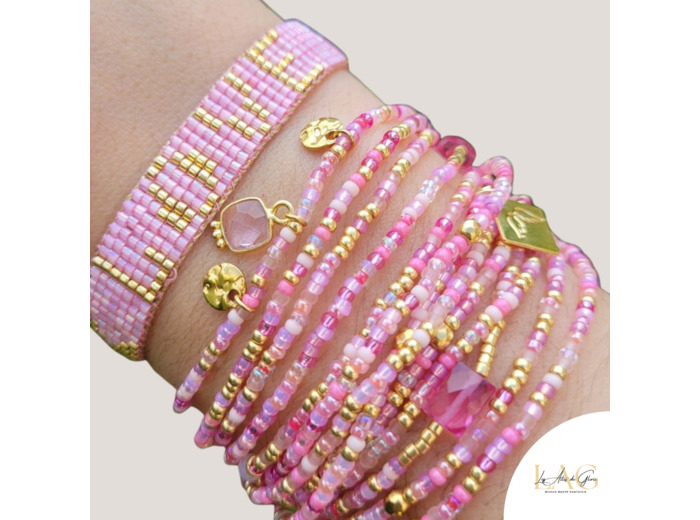BRACELET LA VIE EN ROSE