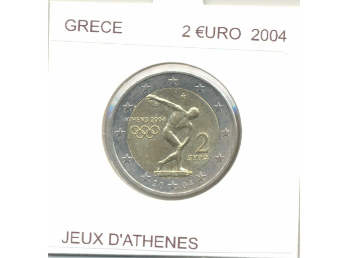 GRECE 2004 2 EURO COMMEMORATIVE JEUX ATHENES