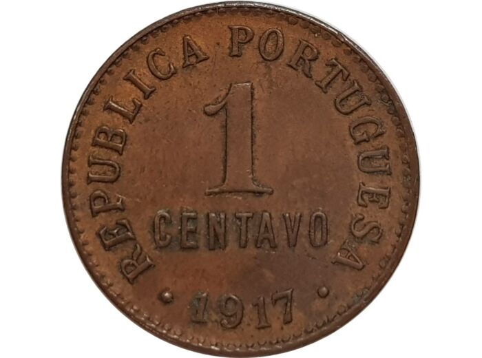 PORTUGAL 1 CENTAVO 1917 TTB (W565)
