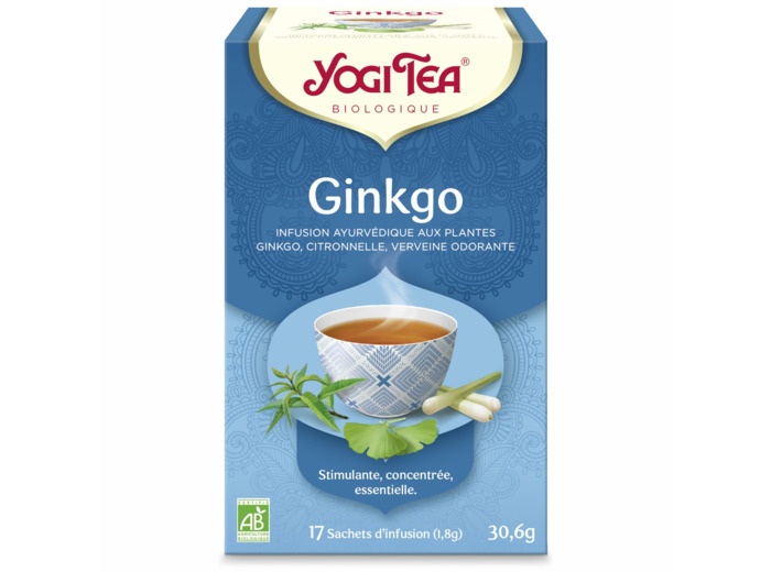 Tisane ayurveda ginkgo 17x1,8g Yogi Tea