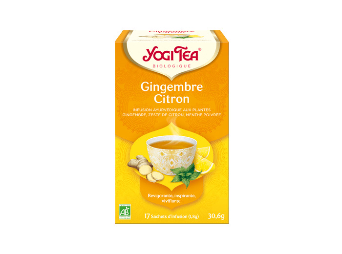 Infusion Gingembre citron-17 sachets-Yogi Tea