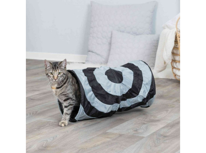 Tunnel de jeu pour chatons ou petits chiots - ø 25 × 50 cm