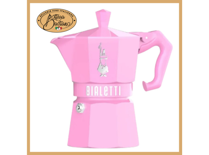 Bialetti Moka 3 Tasses Rose