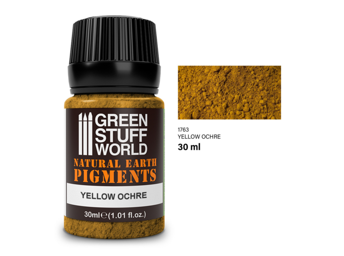 Pigments poudre - Yellow Ochre 30ml