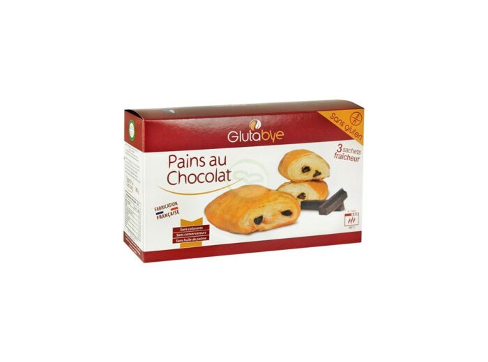 Pains au Chocolat SANS GLUTEN-x3-165g-Glutabye
