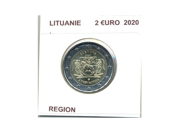 LITUANIE 2020 2 EURO COMMEMORATIVE REGION SUP