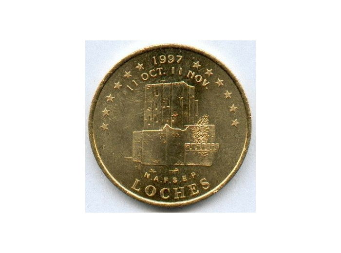 37 INDRE ET LOIRE VILLE DE LOCHES 1 EURO TEMPORAIRE du 11/10 au 11/11/1997 TTB+
