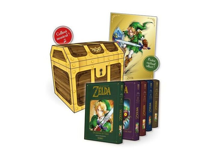 The Legend Of Zelda - 5 Volumes : Zelda Manga Coffret