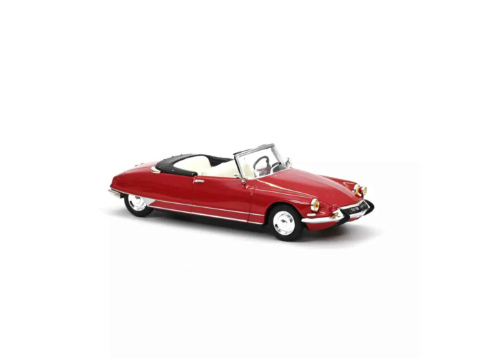 Norev DS019910 - Citroen DS 19 Cabriolet 1965 Rouge Cornaline 1/43