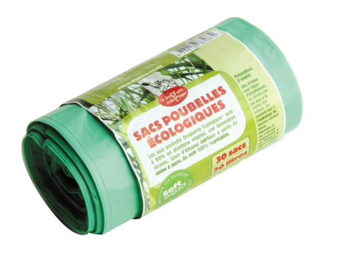 SACS POUBELLE ECOLOGIQUES 30L (30) La Droguerie Ecologique