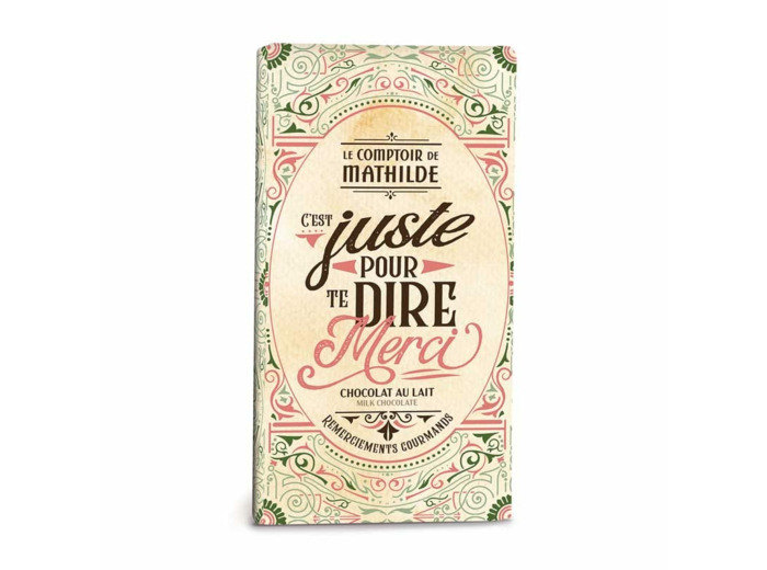 Tablette "Merci" Chocolat Lait - 90G