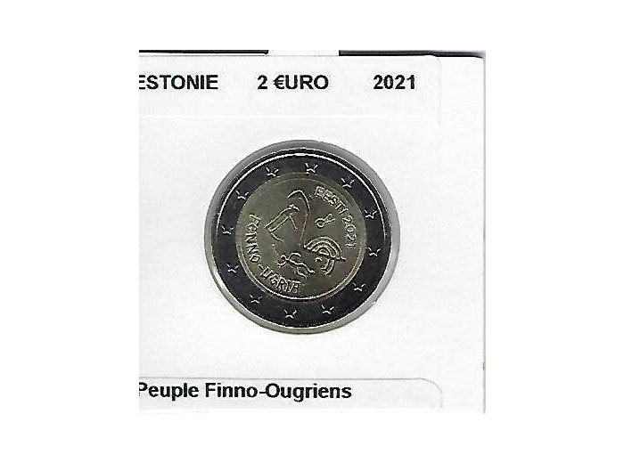 ESTONIE 2021 2 EURO COMMEMORATIVE PEUPLE FINNO-OUGRIENS SUP