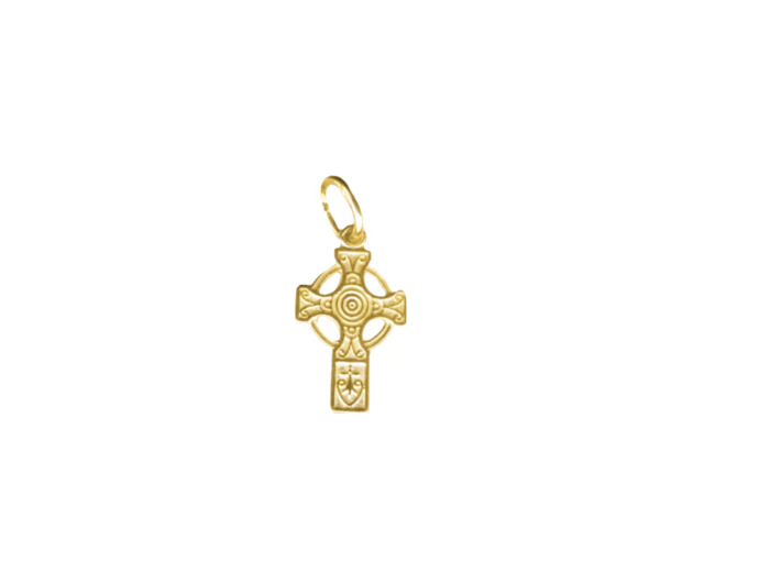 Croix Celte en Plaqué Or Petit Modèle