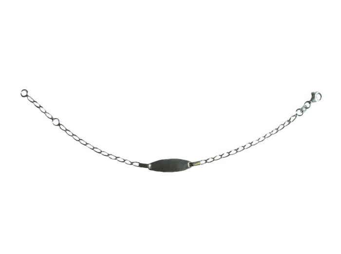 Bracelet en Argent 925 - IDENTITE BB CHEVAL 16CM