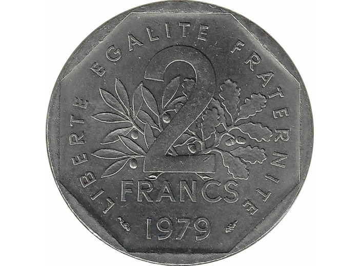 FRANCE 2 FRANCS ROTY 1979 SUP