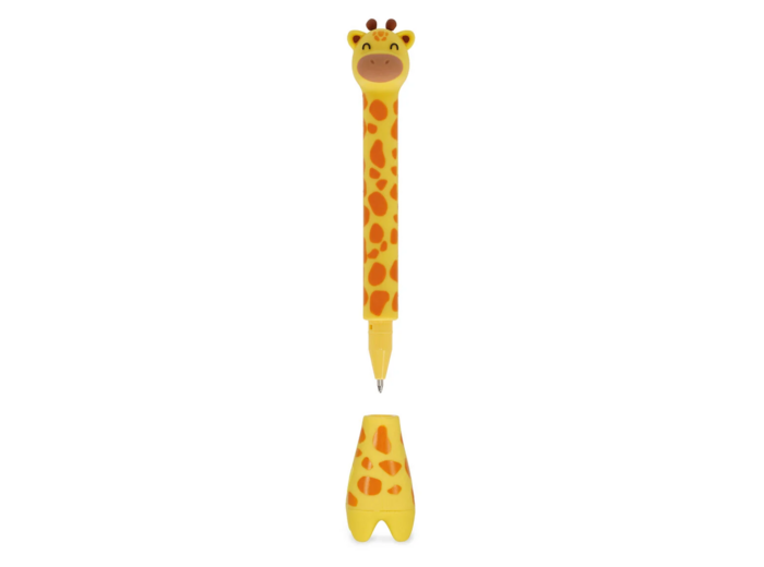 Legami - Stylo à bille Dino avec Base- Stand-Ink Ovation - Encre noire