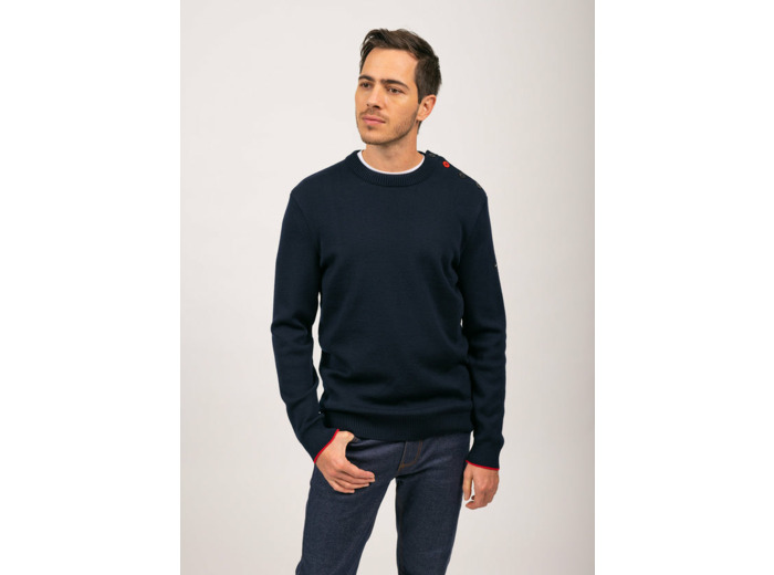 Pull marin en laine Rives