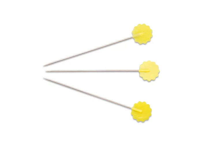 Carton Epingles quilting avec tête fleur 1000pc J648