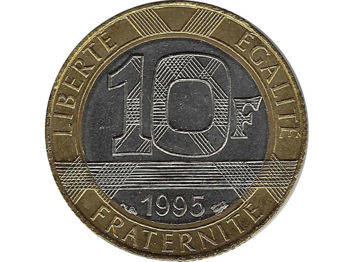 FRANCE 10 FRANCS GENIE 1995 SUP