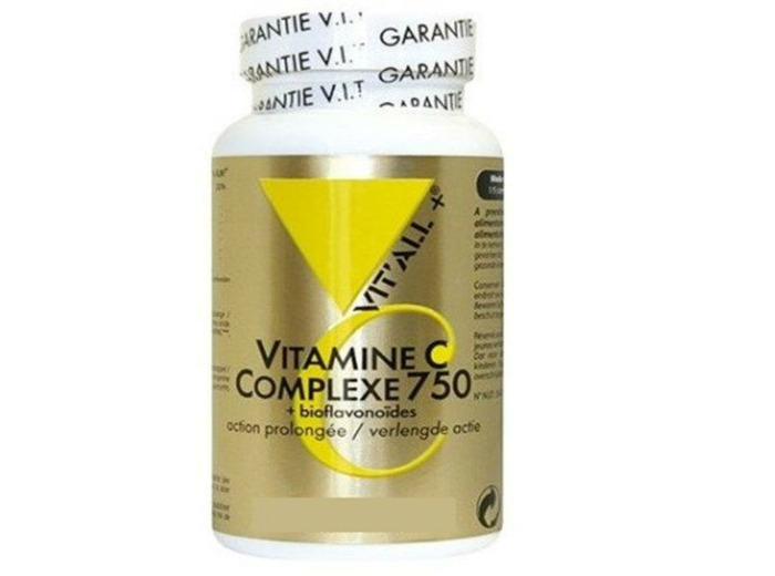 Vitamine C Complexe 750 mg-30 comprimés-Vit'all+