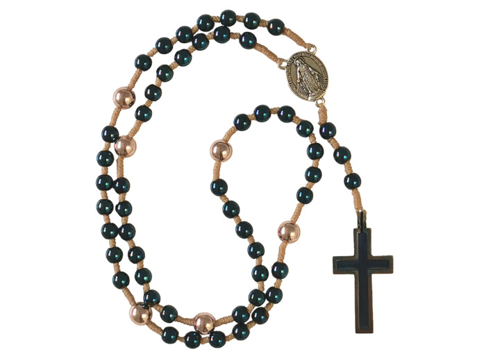 Chapelet des Larmes de Sang de Marie + Livret - Perles 6/8mm