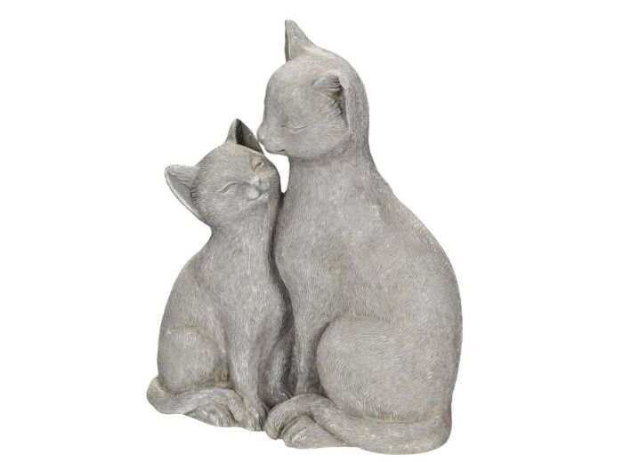 Statuette Chatte et son Chaton - 71012 - Décoration d'intérieur