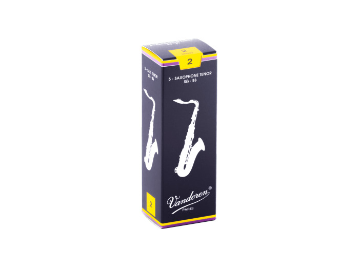 Boîte de 5 anches de saxophone ténor force 2 Vandoren