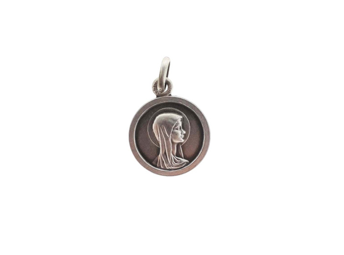 Médaille 17mm en Argent 925 - VIERGE