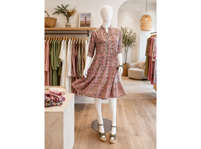 robe LORIE coton froissé JOLIE JULIE
