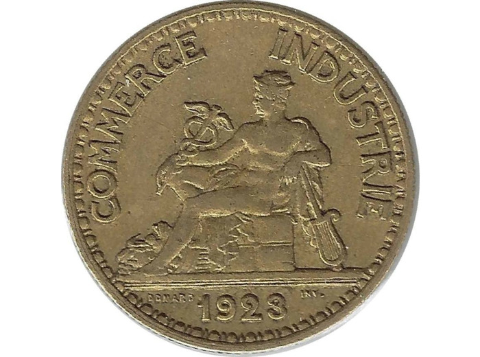 FRANCE 50 CENTIMES DOMARD 1923 TTB