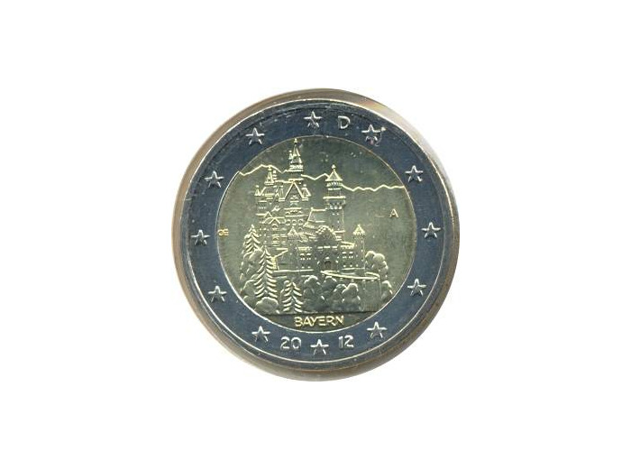 ALLEMAGNE 2012 A 2 EURO COMMEMORATIVE BAYERN SUP