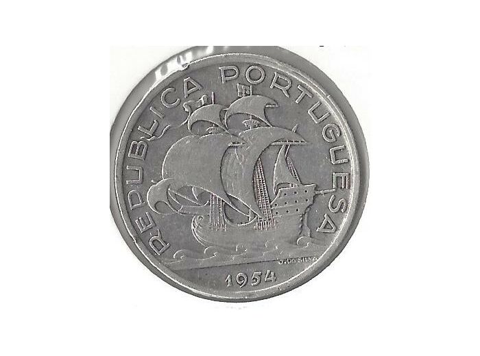 PORTUGAL 10 ESCUDOS 1954 TB+