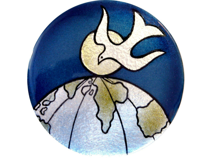 Lumière du moNotre Dame e D8,3cm - EMAUX DU LIBAN